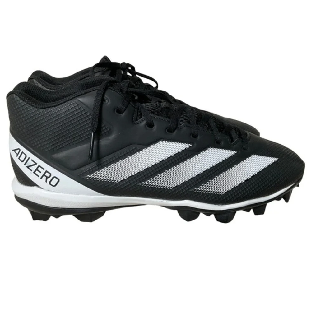 Adidas Adizero Afterburner 9 Mens‎ Football Cleats Black White IF5102 Size 13